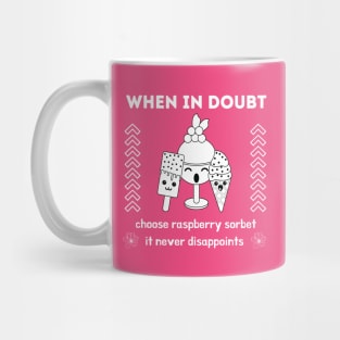 Raspberry Sorbet - kawaii Design Mug